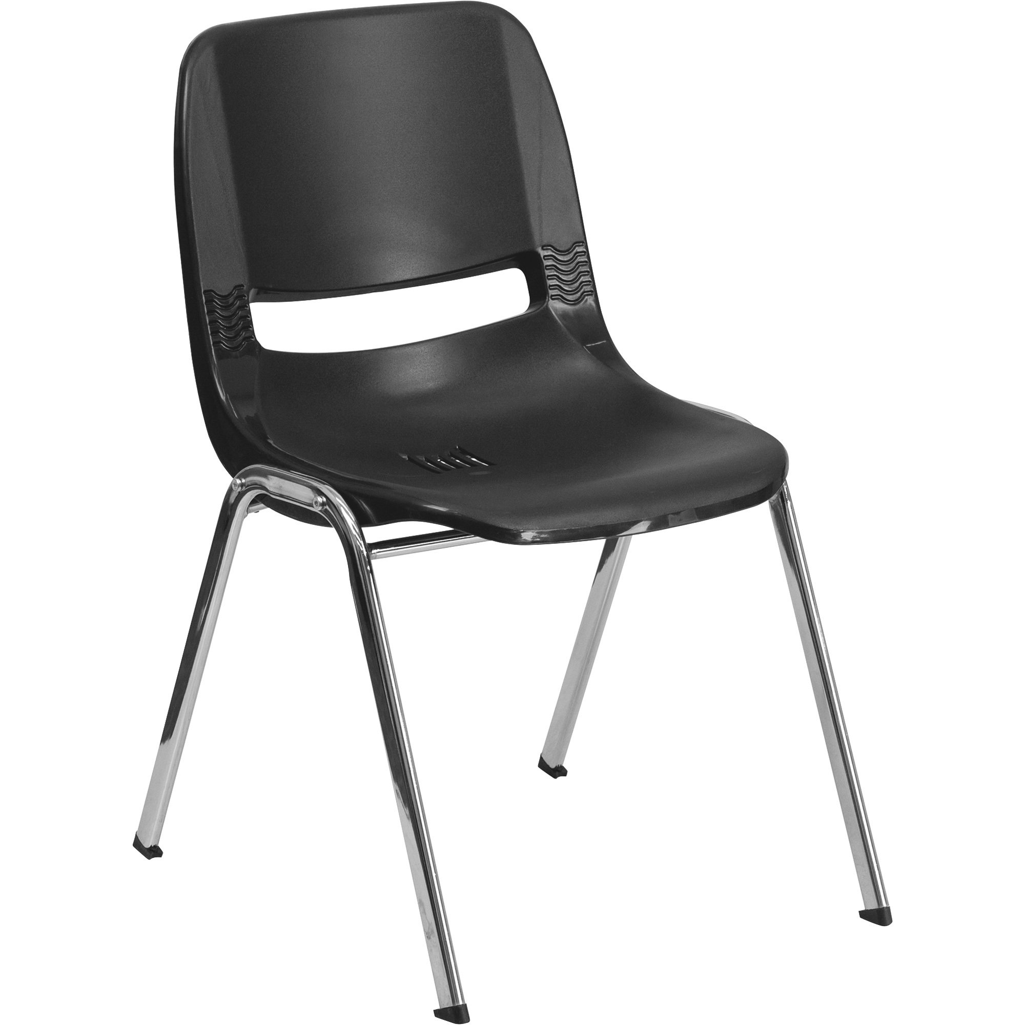 Flash Furniture Plastic Student Stack Chair, 15.25in.W x 19.25in.D x 24.5in.H
